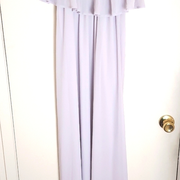 Show Me Your Mumu Caitlin Ruffle Maxi Dress Lavender Purple Size XS - Picture 8 of 14